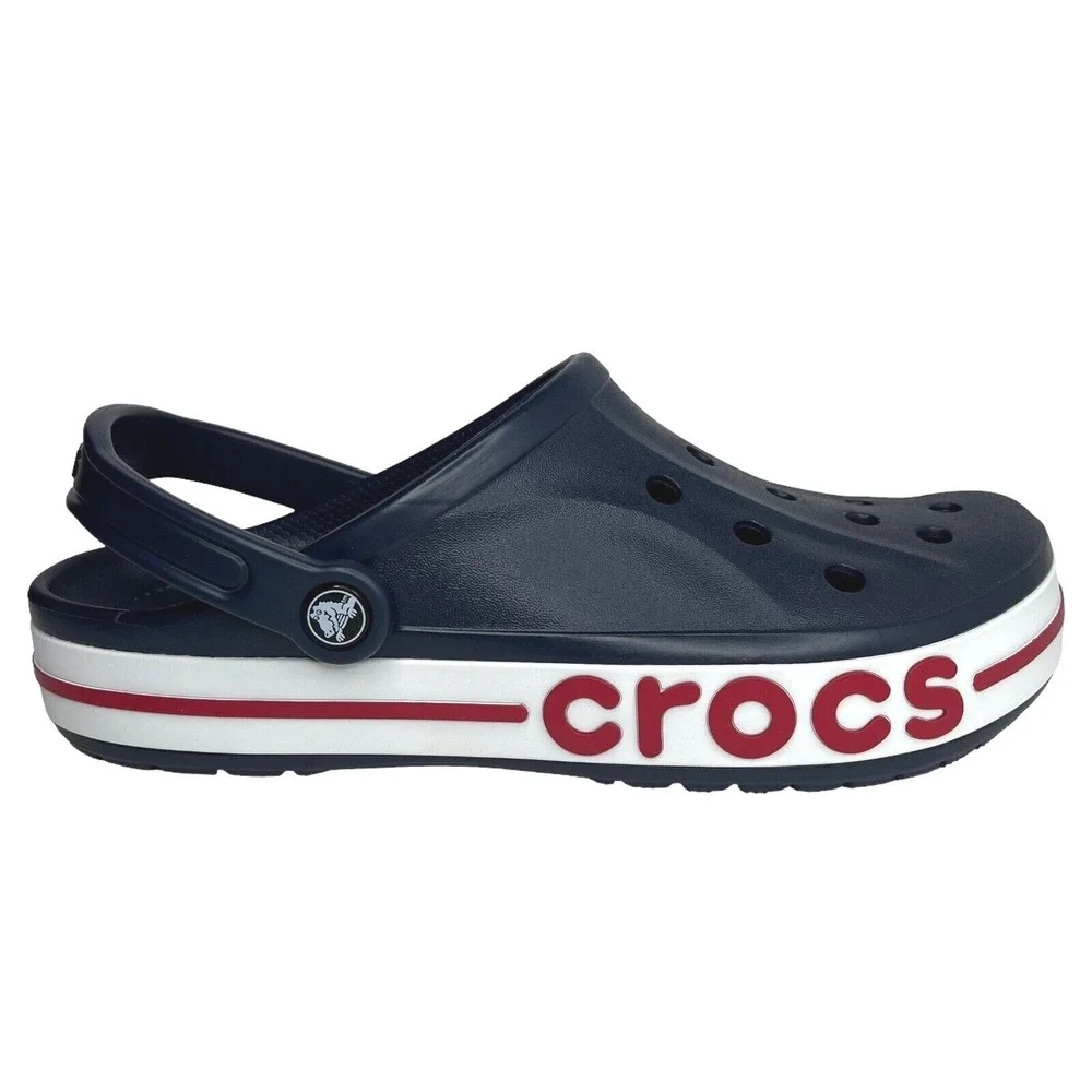 Crocs Bayaband Mens Slip-on Clog Size 12 Navy Blue Water‎ Friendly Lightweight